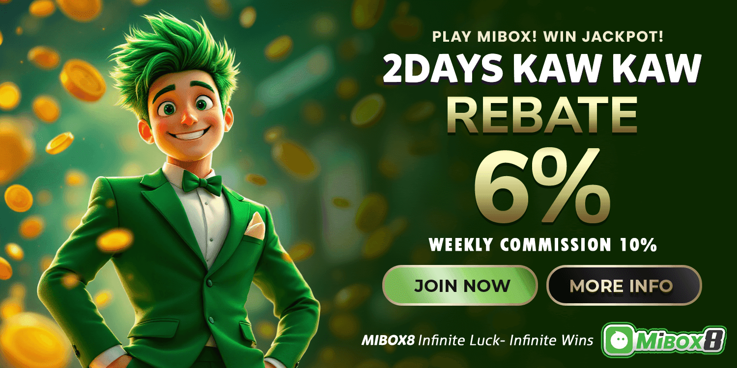MiBox8 2 Days Rebate 6% — Weekly Commission 10%